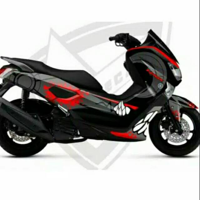 DECAL NMAX ARMY LIST MERAH FULLBODY