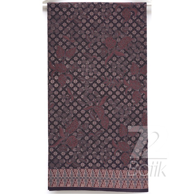 KEMEJA BATIK PRIA Hem Lengan Panjang Premium Warna Coklat Tua 722527 Cap 72 - Baju Kemeja Atasan Pakaian Setelan Batik Pria Cowok Laki Laki Remaja Keluarga Kantor Lengan Panjang Modern Slimfit Slim Fit Premium Kekinian