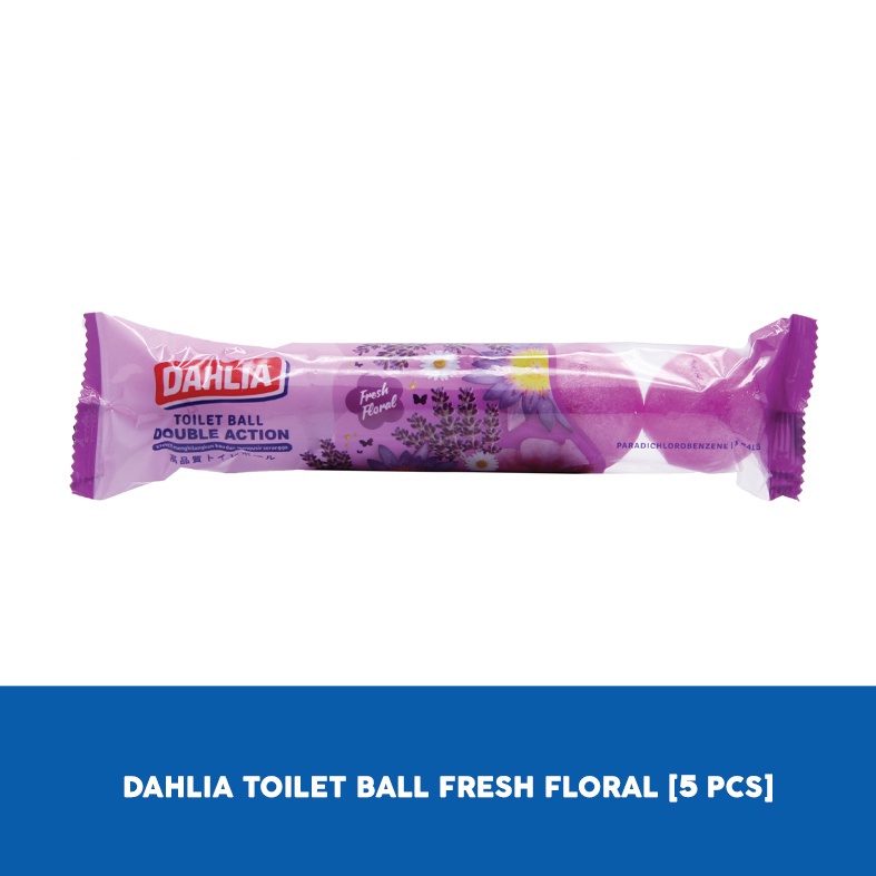 Dahlia Toilet Ball Double Action / Kamper Toilet Isi 5 Pcs