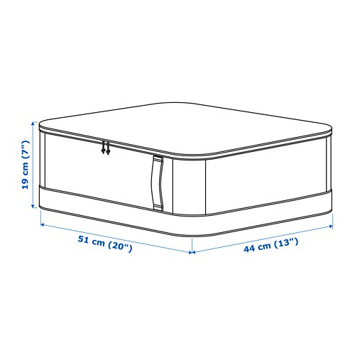 LACKISAR Tempat penyimpanan 44 x 51 x 19 cm