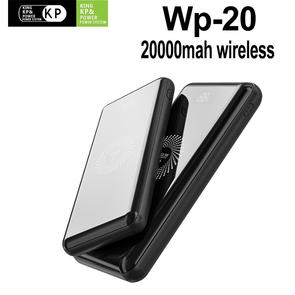 KP King Power Wireless 20000 mAh portable powerbank - KP WP-20 wireless powerbank