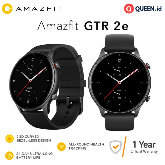 HANDPHONE & TABLET WEARABLE DEVICES AMAZFIT GTR 2E SMARTWATCH ULTRA SPORT WATCH AMOLED - SMART WATCH