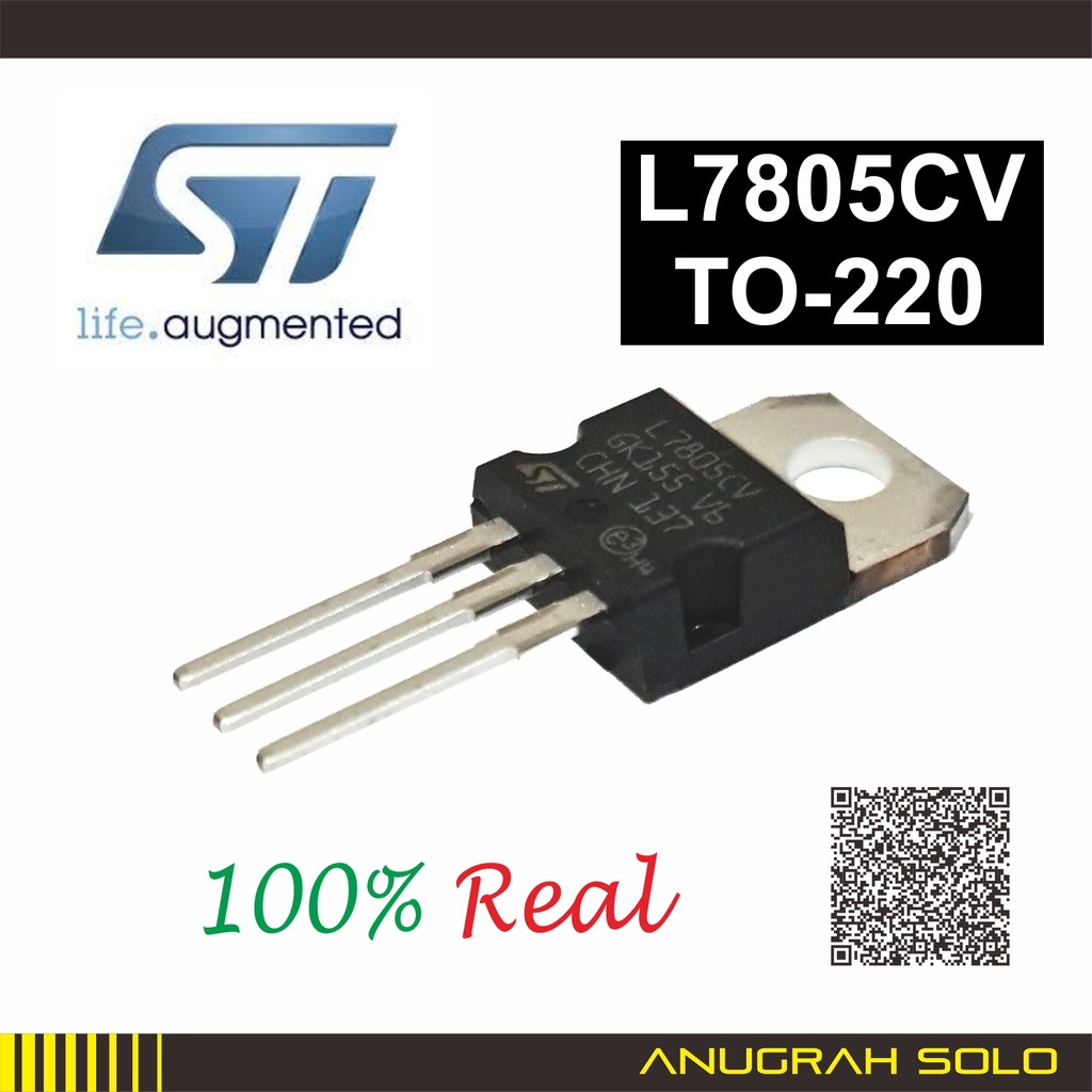 Voltage Regulator 5V L7805CV L7805 TO-220 5V 7805