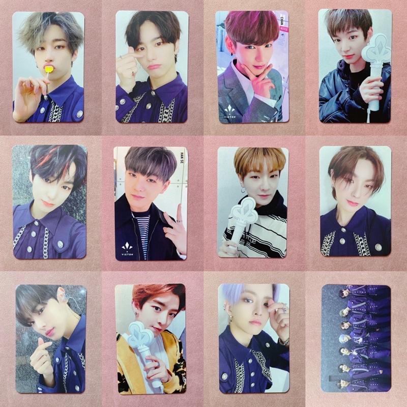 Victon Seungwoo Seungsik Chan Hanse Byungchan Subin Official Photocard Ontact Lightstick Class Goods