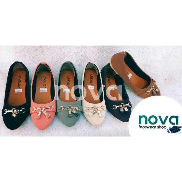 SEPATU FLATSHOES BELLO KARAKTER LONCENG