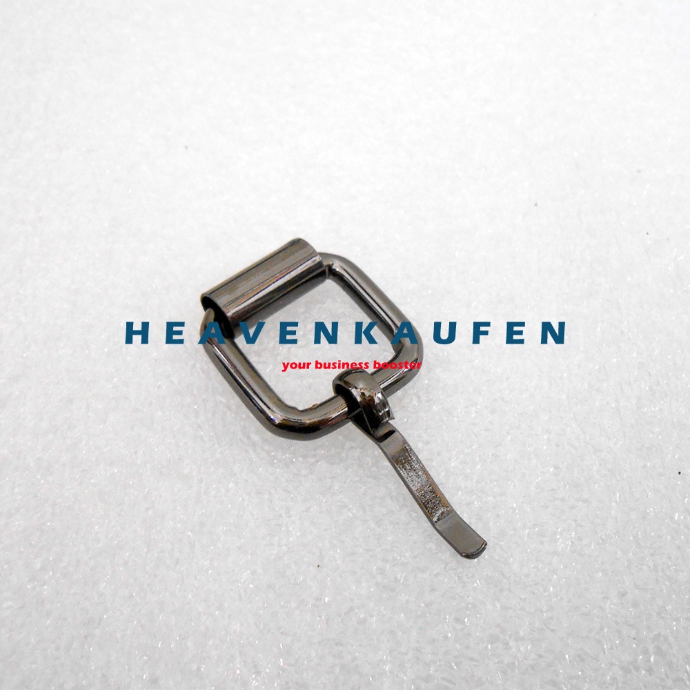 Gesper Roll Tas 1,5 cm Warna Hitam Black Nikel Kualitas Premium Tebal 4 mm