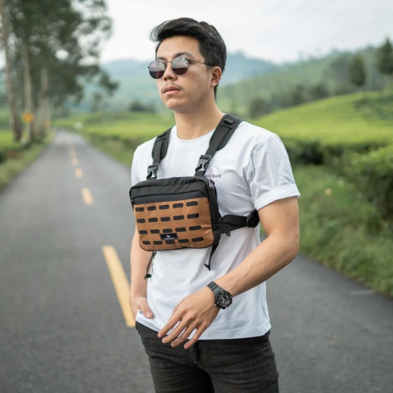 Chestpack Mountaingeer X1 - Tas Dada Mountaingeer - Chestpack - Tas Lapangan - Waistbag - Slingbag -