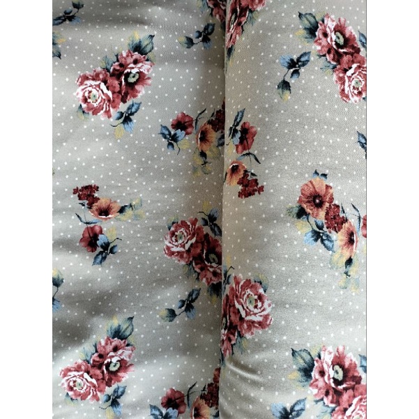 Kain Shakila Motif Bunga Salju