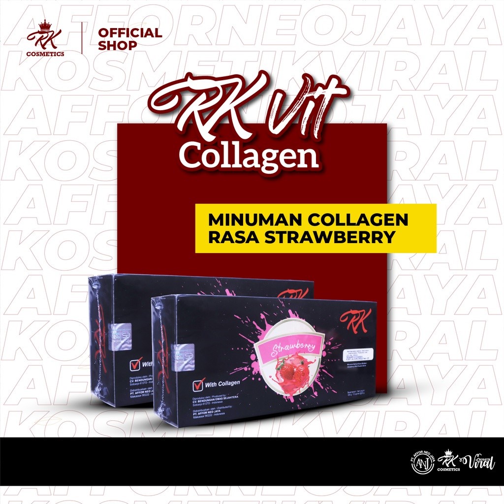 RK Cosmetics Vit Collagen Rasa Strawberry
