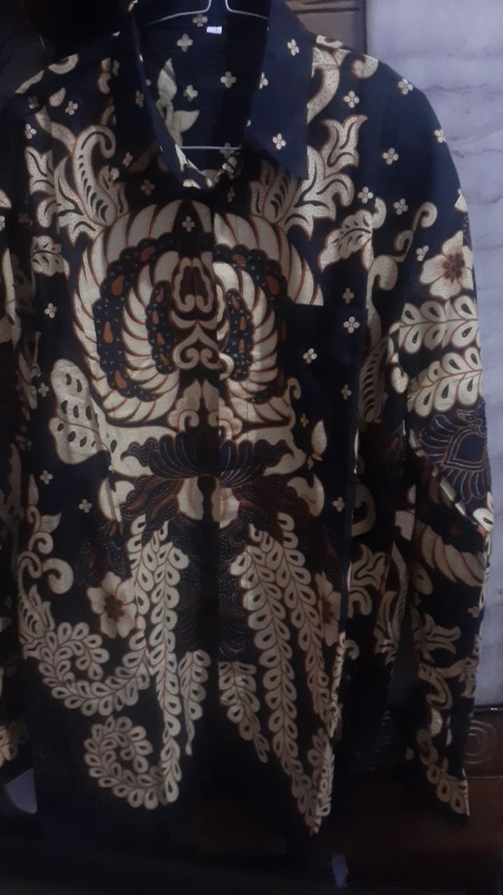 (family Ada Anaknya) Batik Couple 2499 Motif Manggar Sumber Urip Grosir Couple Gisel