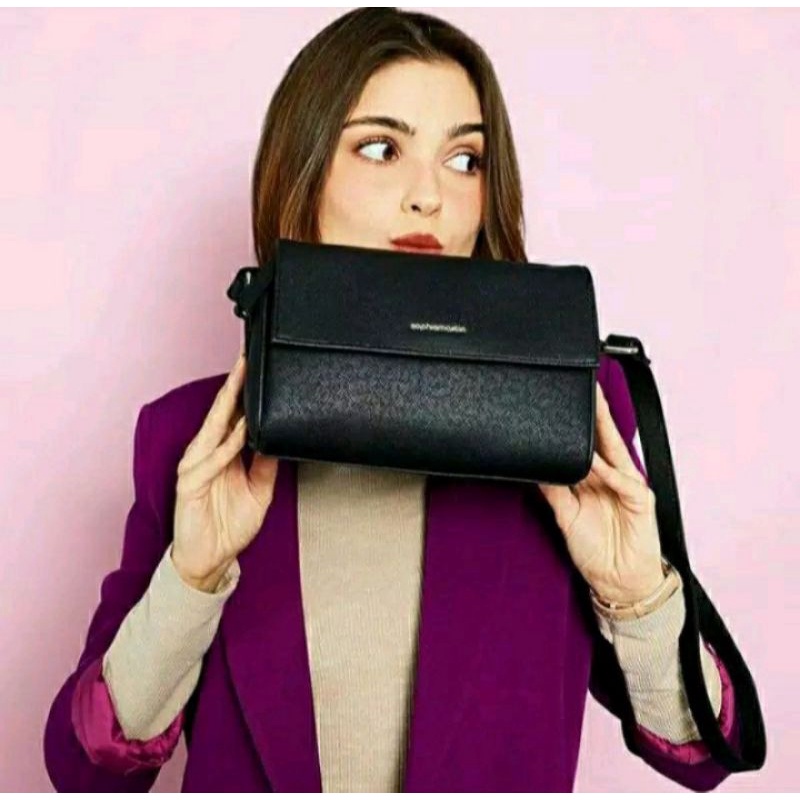 TAS SOPHIE MARTIN  TAS HITAM  WANITA TAS MINATY BLACK