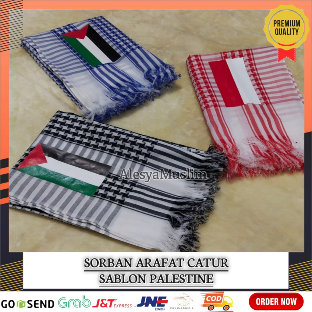 sorban arafat bela palestine sorban palestine arafat kotak catur