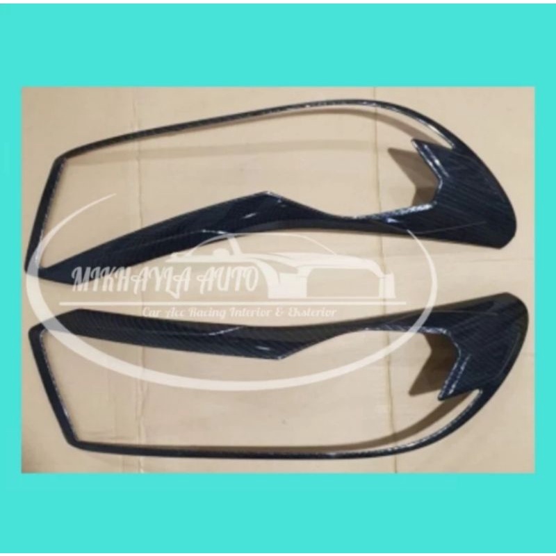 Garnish List Lampu Depan Carbon Brio 2018-2020