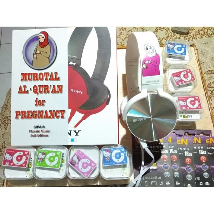 Headset Murotal Ibu Hamil Pregnancy Plus Music Klasik Komplit Mp3