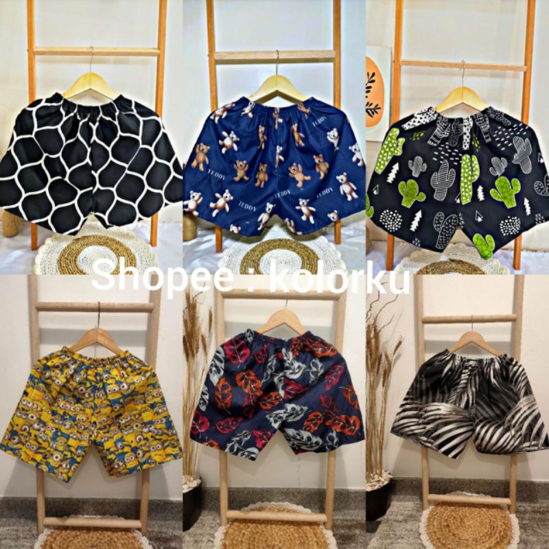 CELANA PENDEK BOXER PRIA WANITA | CELANA BOXER PREMIUM | BOXER RISTRO MOTIF BEST SELLER | CELANA PENDEK REMAJA DEWASA | CELANA HARIAN SANTAI | CELANA PENDEK MURAH