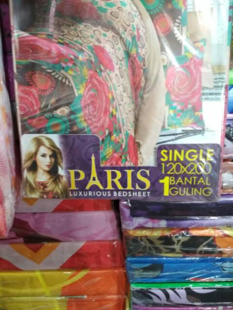 Sprei singel murah paris ukuran 120×200