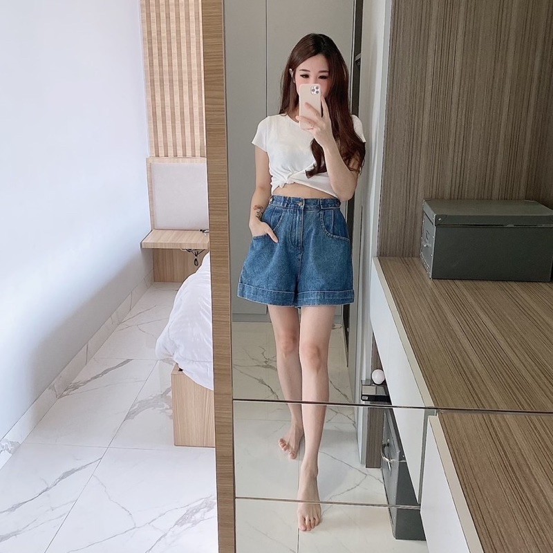 celana pendek denim ndudshop 1526