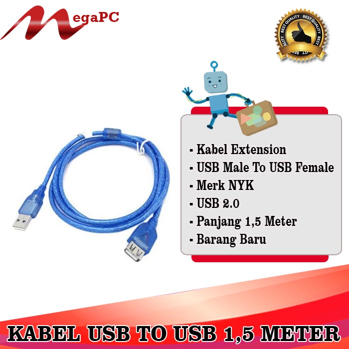 Kabel USB To USB 1,5meter