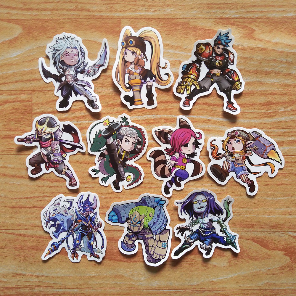 Stiker Pack MOBILE LEGENDS Isi 10 Pcs Shopee Indonesia