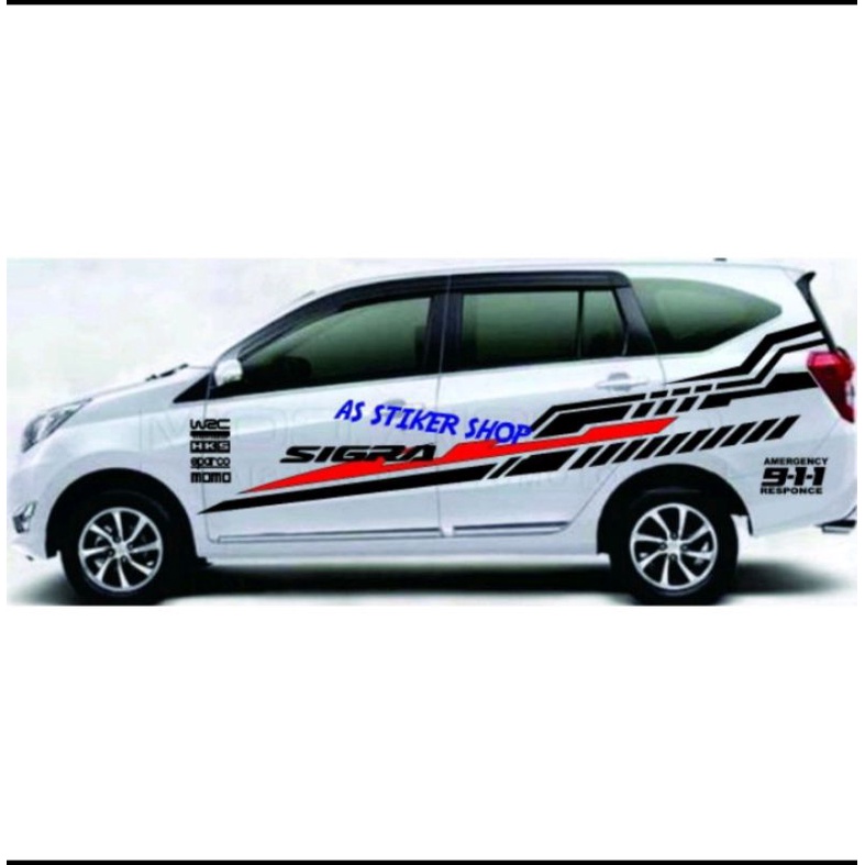 terbaru cutting stiker mobil sigra sport