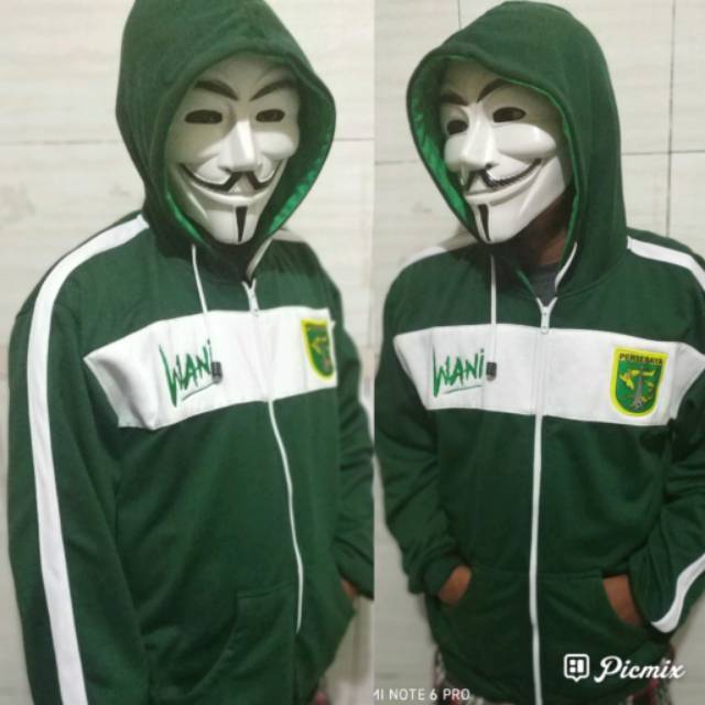 CREWNECK SWEATER PERSEBAYA BONEK 1927 WANI free masker