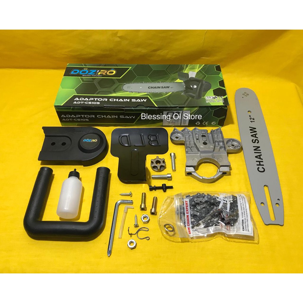 ADAPTOR CHAINSAW / GERINDA TANGAN CHAINSAW /GERGAJI MINI DOZIRO