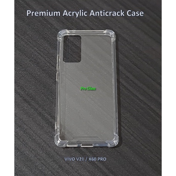 VIVO V21 / X60 PRO / Y51A Anticrack / Anti Crack ACRYLIC Case Premium