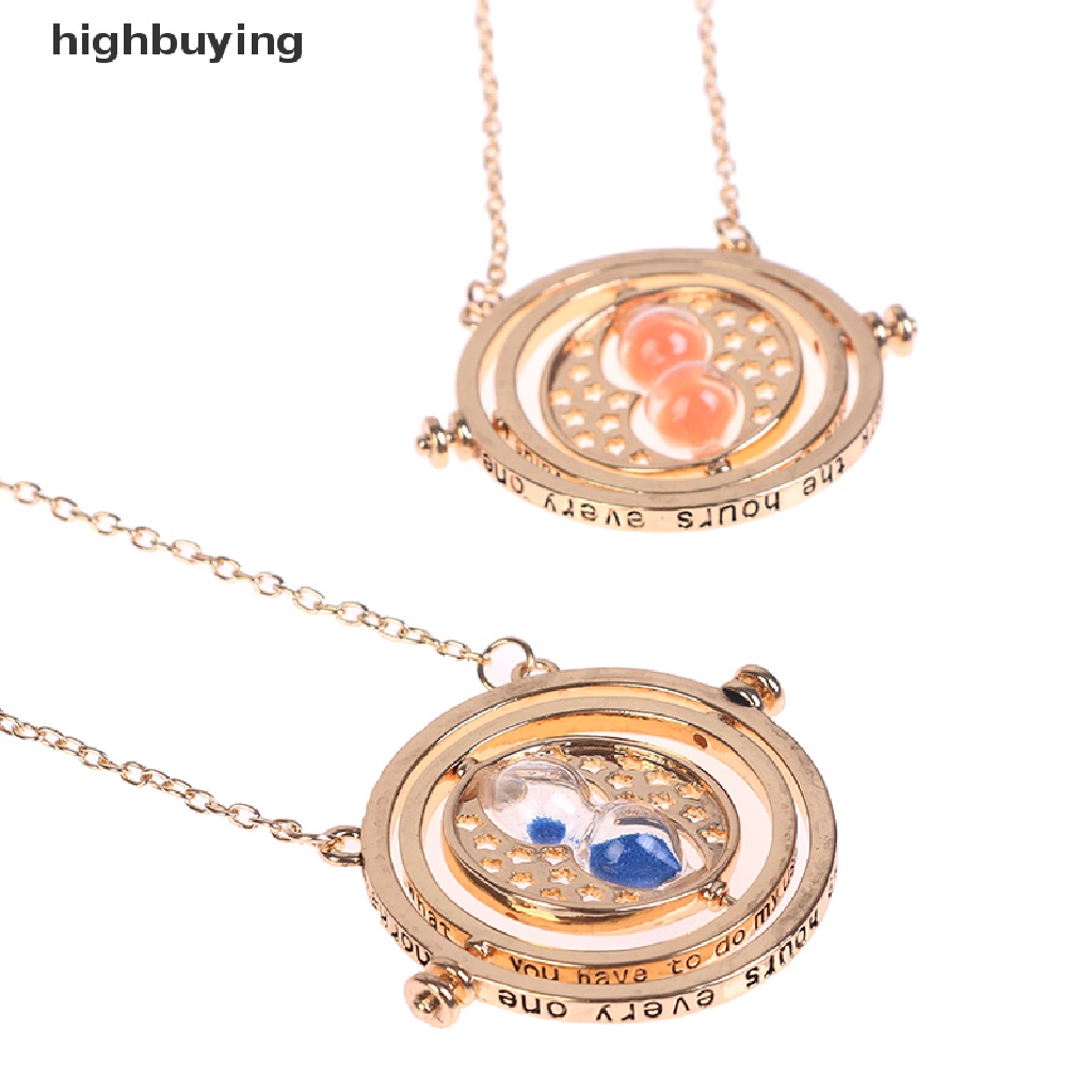 Hbid Kalung Rantai Liontin Jam Pasir 3D Harry Potter Untuk Wanita