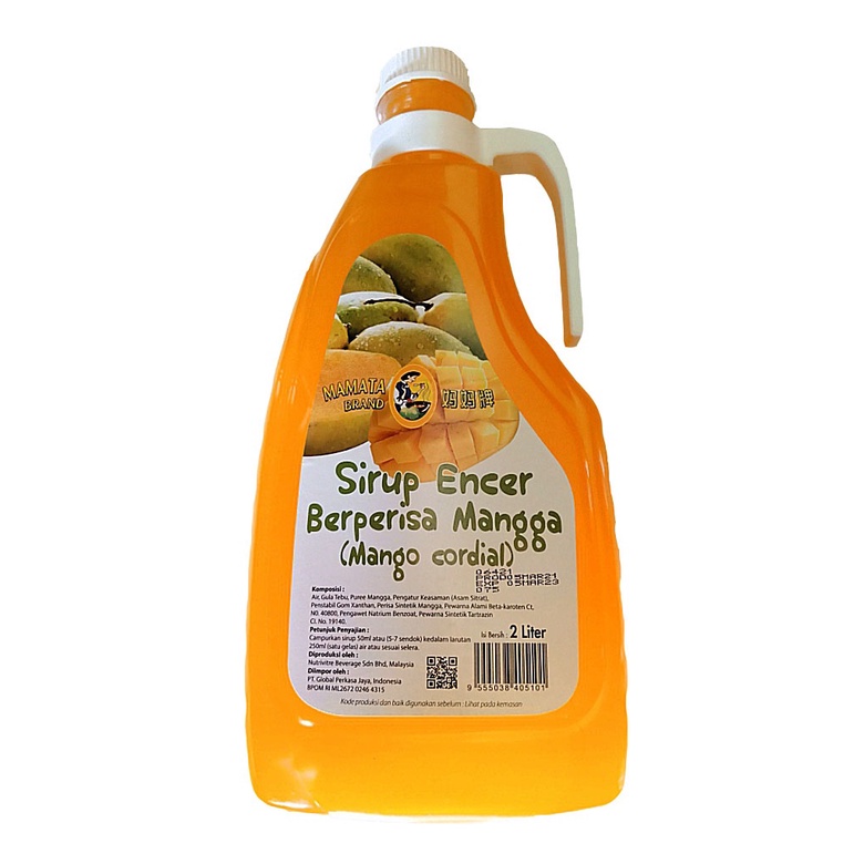 

sirup mamata mangga mango 2 liter