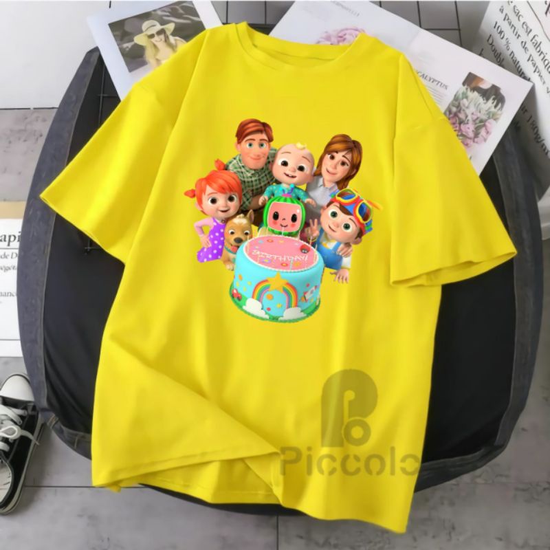 KAOS BAJU ANAK COCOMELON KELUARGA BAHAN PREMIUM