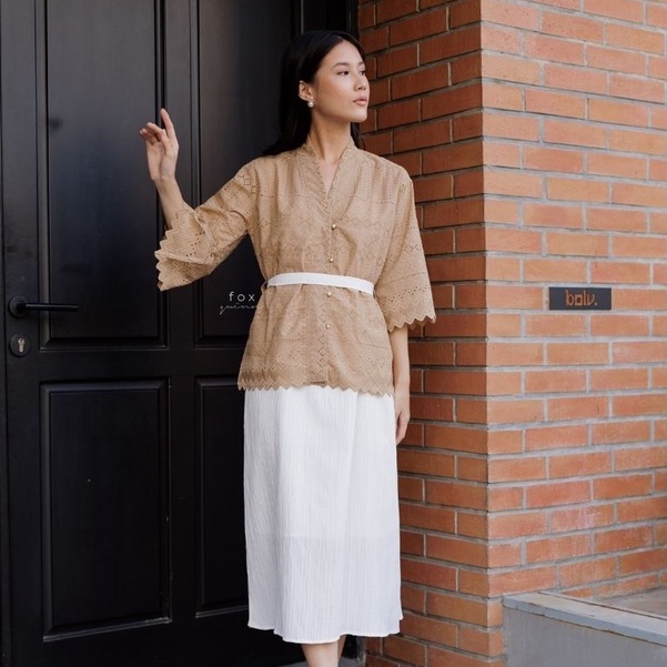 Foxquinn AIRA SET - Set Wanita-Hazelnut