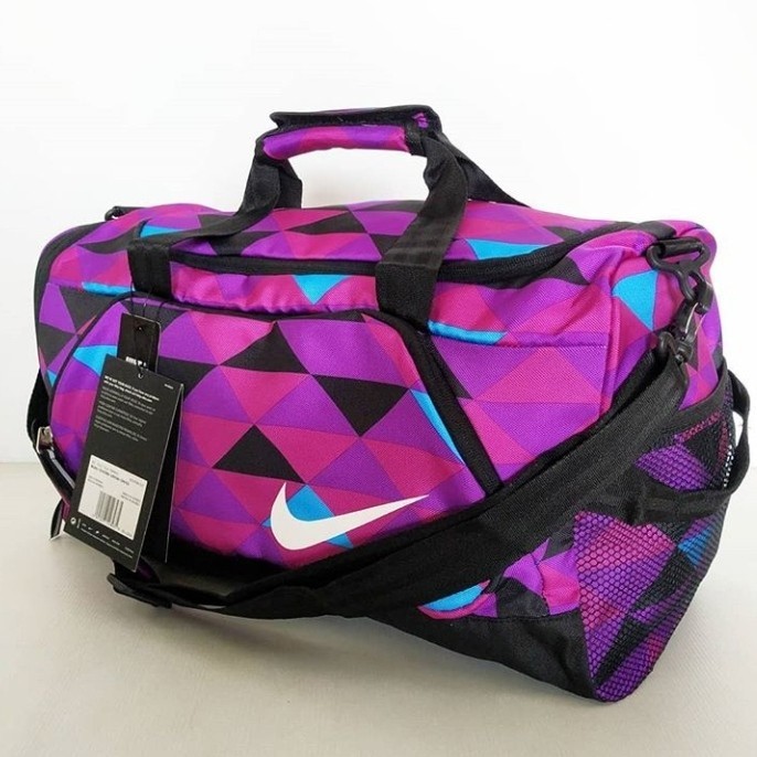 purple nike duffle bag