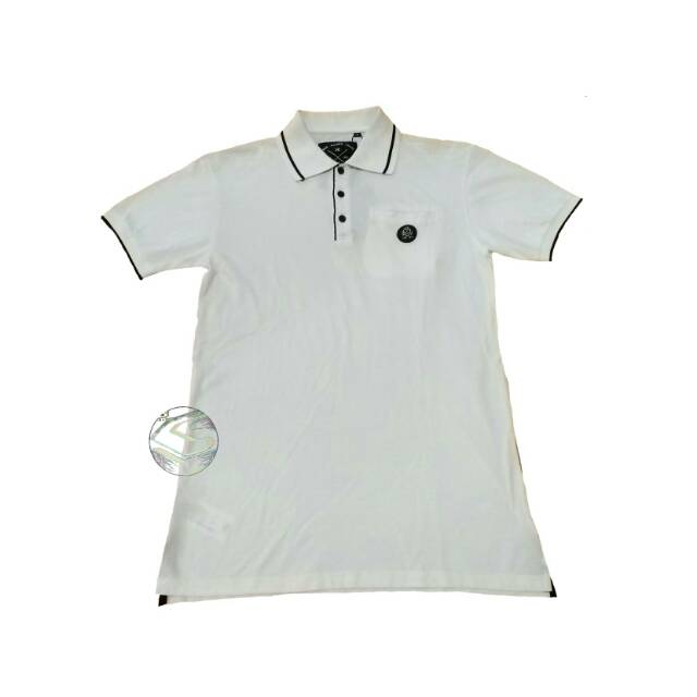 Kaos polo juice ematic jecorp white original