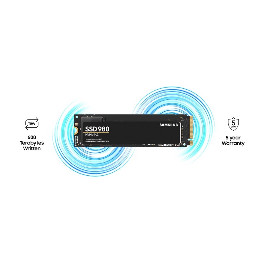 Samsung 980 250GB PCIE 3.0 M.2 NVMe Gen 3 x4 SSD