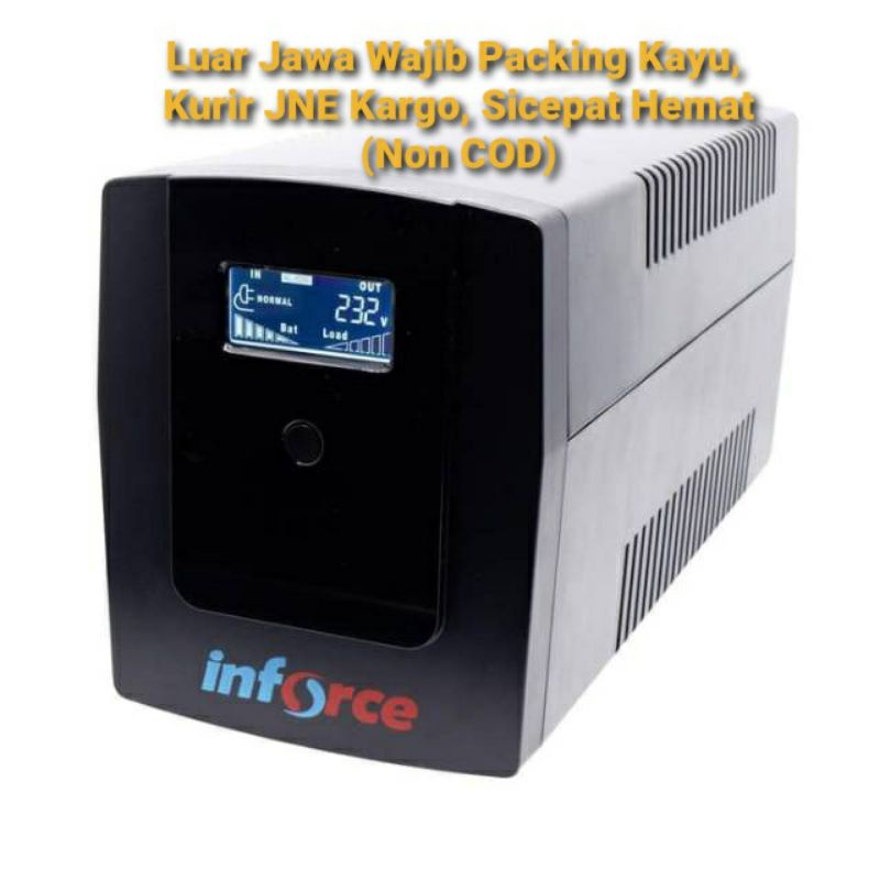 UPS INFORCE 1200WA UPS 1200WA INFORCE WITH DIGITAL DISPLAY - UPS INFORCE 1200 WA STABLIZER - UPS INFORCE IF 1200 WA