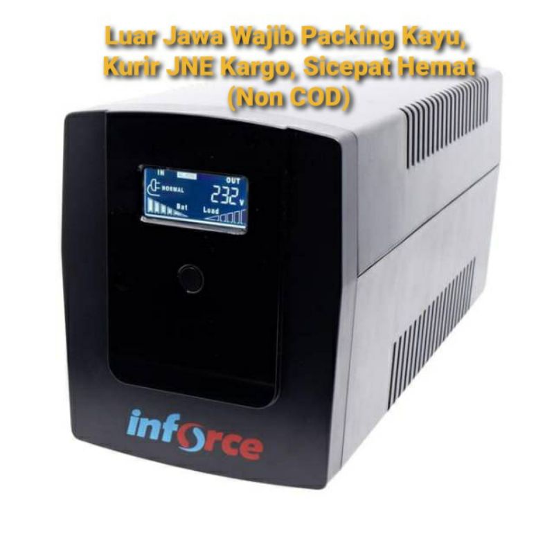 UPS INFORCE 1200WA UPS 1200WA INFORCE WITH DIGITAL DISPLAY - UPS INFORCE 1200 WA STABLIZER - UPS INFORCE IF 1200 WA