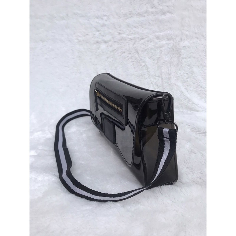 Tas mika selempang mini / Tas Selempang pvc / tas selempang jelly / tas keren / tas mika kekinian