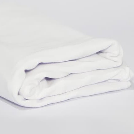 Kain Kaos TC 30S Gramasi 140 - 150 Warna Putih