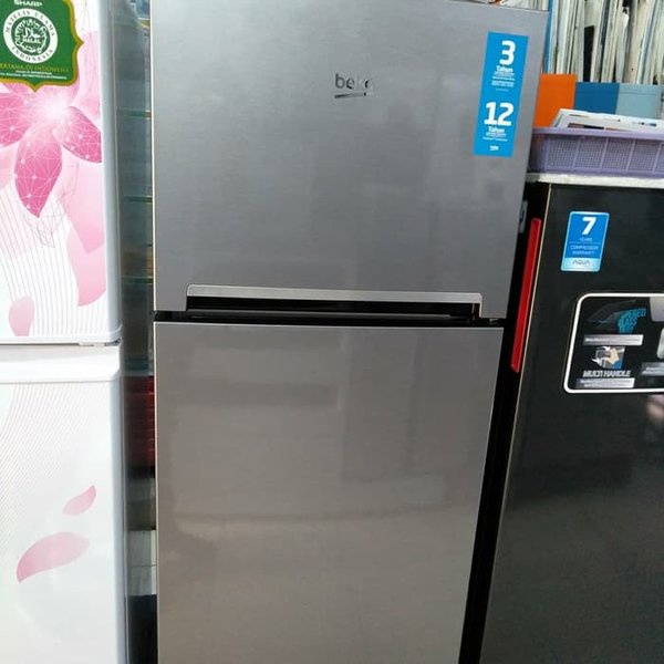BEKO Kulkas 2 Pintu RDNT200I50S (200 L) No Frost - Low Watt - Gray
