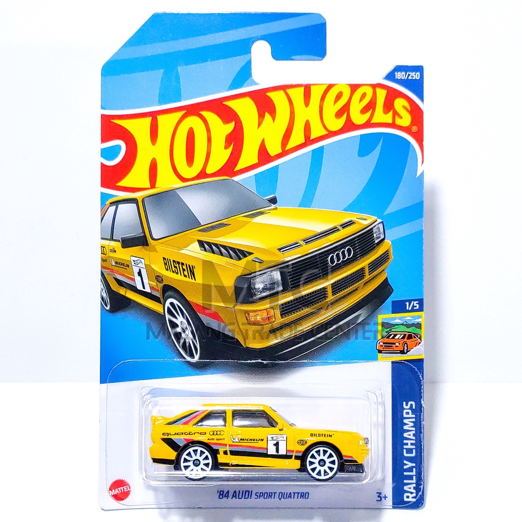 Hot Wheels 84 Audi Sport Quatro Yellow K 2022