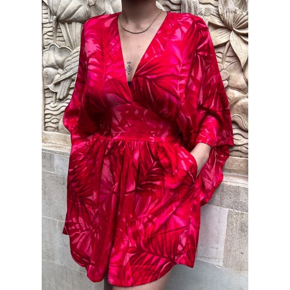 clover jumpsuit rayon crinkle baju bali