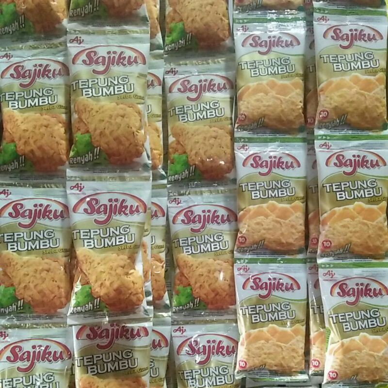 

Sajiku Tepung Bumbu Serba Guna 80 gram dan 40 gram