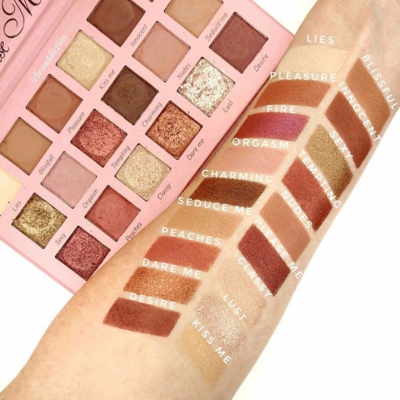 Beauty Tease Me Eyeshadow Warna Lengkap 1 Set 18 Warna Waterproof Tahan Lama