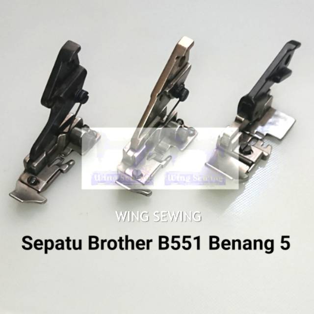 BROTHER Sepatu Presser Foot Mesin Jahit Obras Industri B511 B531 B551 B581