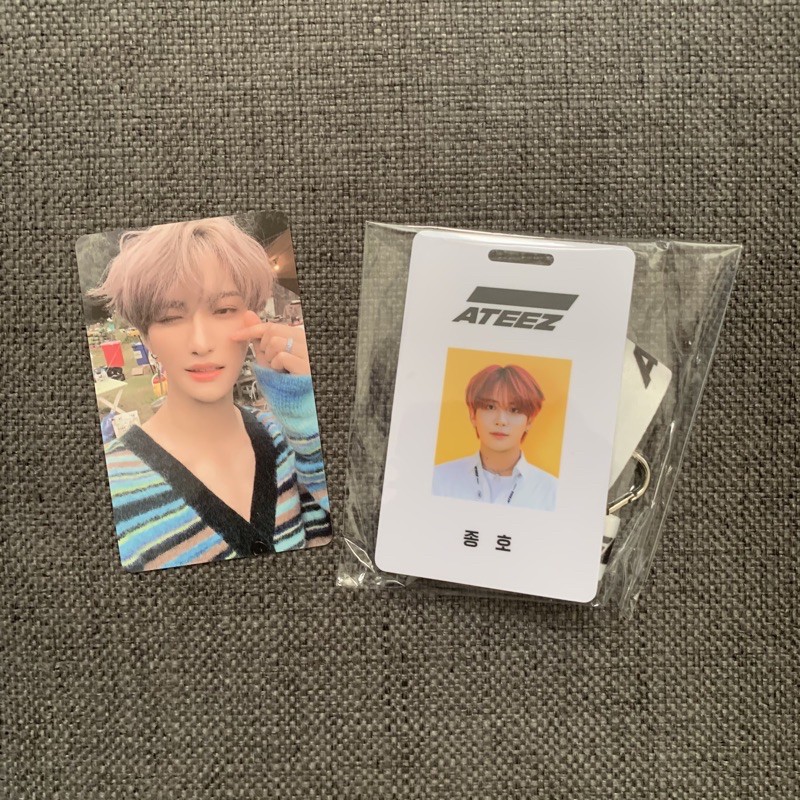 seonghwa photocard id lanyard jongho sg21