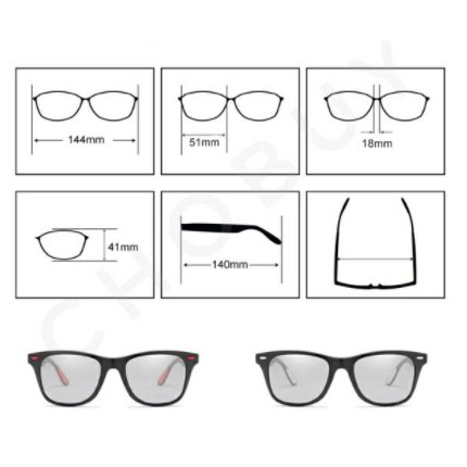 Kacamata Siang Malam Original Photocromic Polarized anti silau UV plus minus Cylinder Long keeper