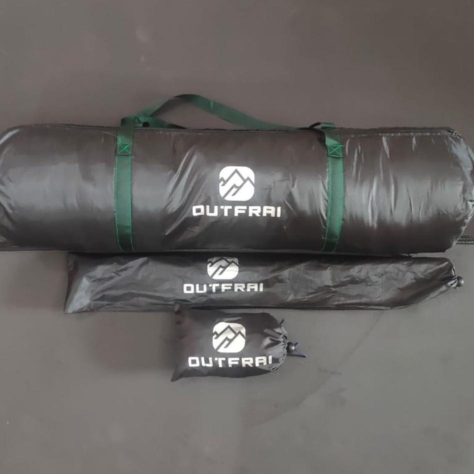 Model Terjamin Paket Tas Tenda Outdoor Kantong Tenda Gunung Kapasitas 4 - 5 Orang Tas Frame Tas Pasak Outfrai Isi 3 Pcs