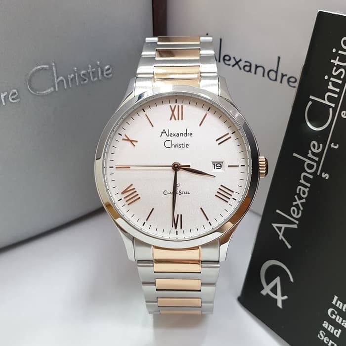Jam Tangan Pria Alexandre Christie Original New Model AC9503