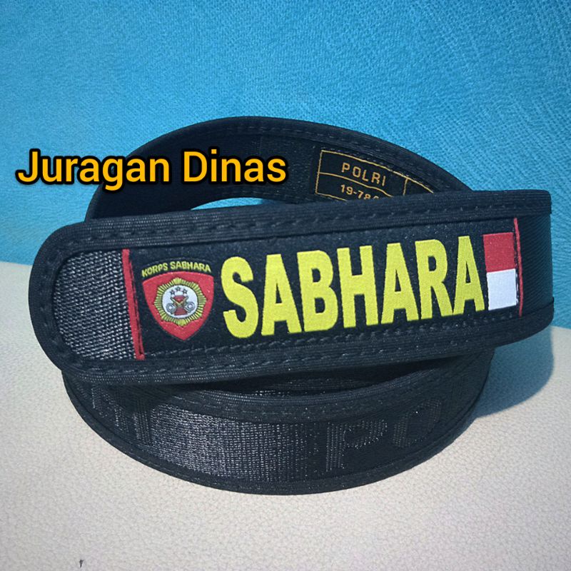 SABUK PDL PEREKAT JATAH POLRI LOGO SABHARA