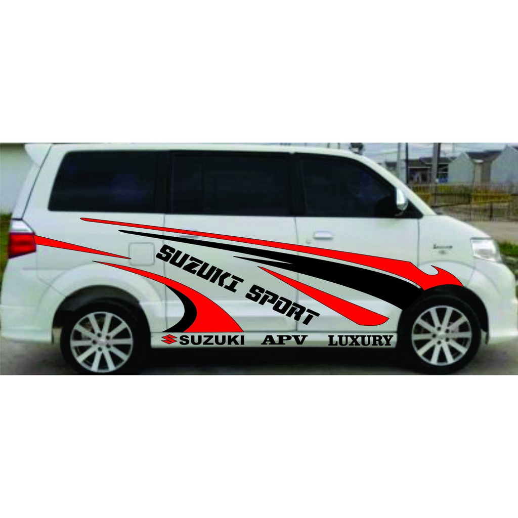 Stiker Mobil Apv Terbaru Striping Apv Sport Shopee Indonesia